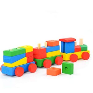 Wooden Block Train - TweenKidz