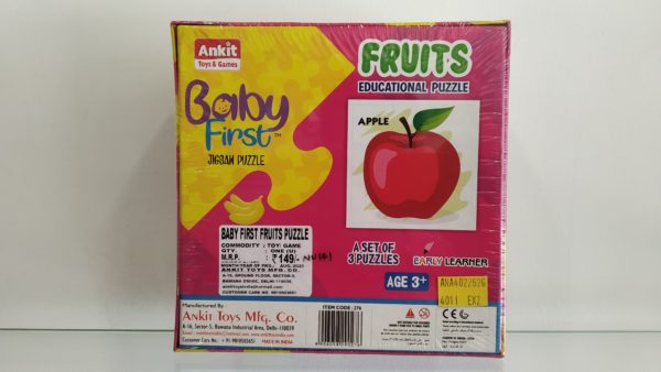 baby first jigsaw puzzle - fruits