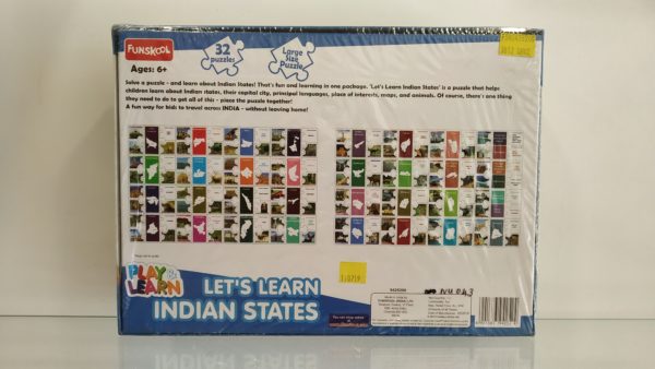 Funskool Let's Learn Indian States Puzzle