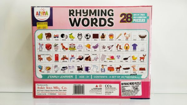 rhyming words puzzle